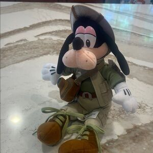 Disney Goofy Plush in Green and Brown